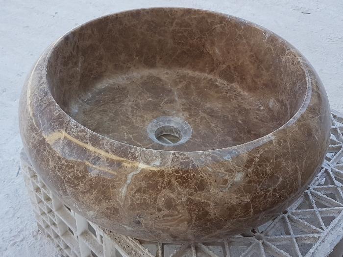 Bombeli Emparador Mermer Lavabo & Evye