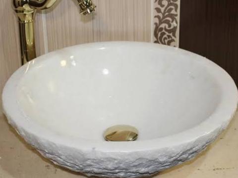 Dışı Patlatma Mermer Lavabo & Evye
