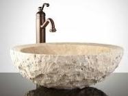  Dışı Patlatma Traverten Lavabo & Evye