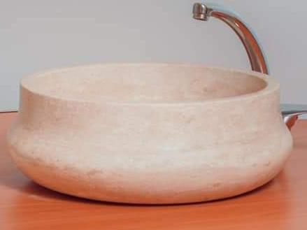 İnce Belli Traverten Lavabo & Evye