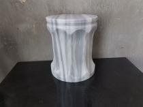 Marmara Pijamalı Oluklu Mermer Oturak 