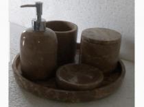 Emperedor Mermer 5 li Banyo seti