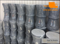 Gri Mermer İnce Oturak & Tabure