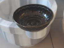 Eskitme Siyah Ağırlıklı Hamam Tasi